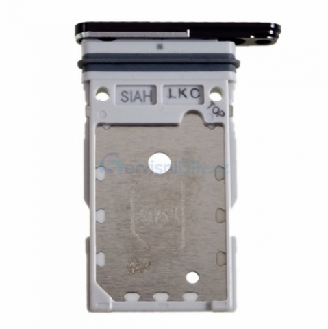 Samsung S918 S23 Ultra 5G (2023) sim kortelės laikiklis (holder) juodas originalas